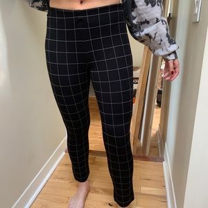 Kenneth Cole black check pants